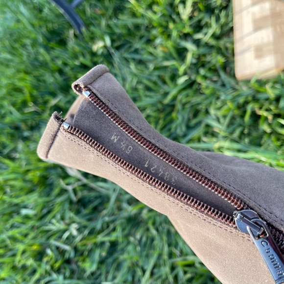 LA CANADIENNE suede Leather bootie black size 6.5 women’s $399 like new - Picture 12 of 12